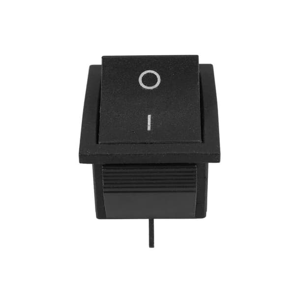 28x21mm AC 250V 16A 4-pin I/O 2-posisjons DPST vippebryter