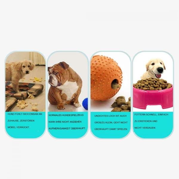Snackball godbit hundeleke interaktivt spill matdispenser