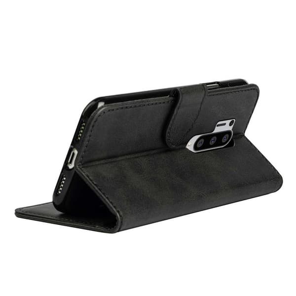 OnePlus 8 Pro Pung Etui Læder Etui Sort