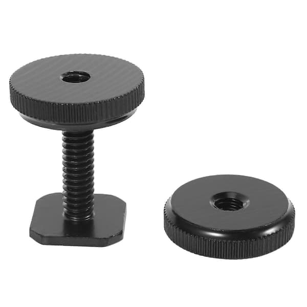 1/4 tomme-20 Blitsskoadapter Stativskrue til Blitssko for DSLR-kamera (2-pakning)