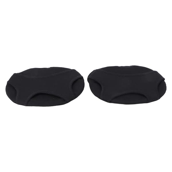 Elastic Forefoot Shoe Inserts, Toe-Divided Foot Pads, 3-Hole Metatarsal Pads