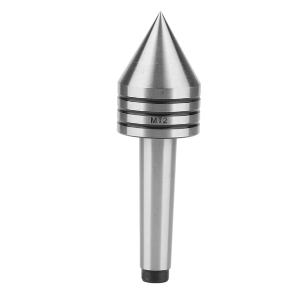 Live Center Rotating Center HSS High Precision, Durable 60 Degree MT2 Lathe Live Center Accessory for CNC