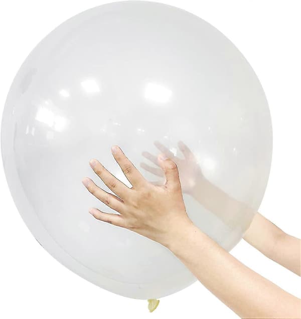 Suuret läpinäkyvät ilmapallot - 45 cm heliumjuhlapallot (12 kpl)