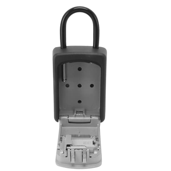 Key Box Large Capacity Wall Mounted Resettable 4-Digit Key Storage Security Box for House Keys