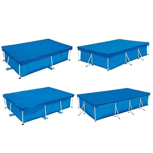 Rectangular Pool UV Resistant Pool Cover Waterproof Dustproof Durable Cover 260cm*170cm 260cm*170cm