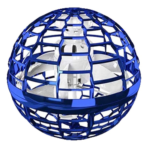 9.5cm Flying Spinner Interactive LED Light Fast Charging Rotating Flying Ball Toys For Outdoor