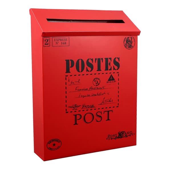 1. Multifunksjonell postkasse, slitesterk postkasse, dekorativ fotorekvisitt for dekorasjon