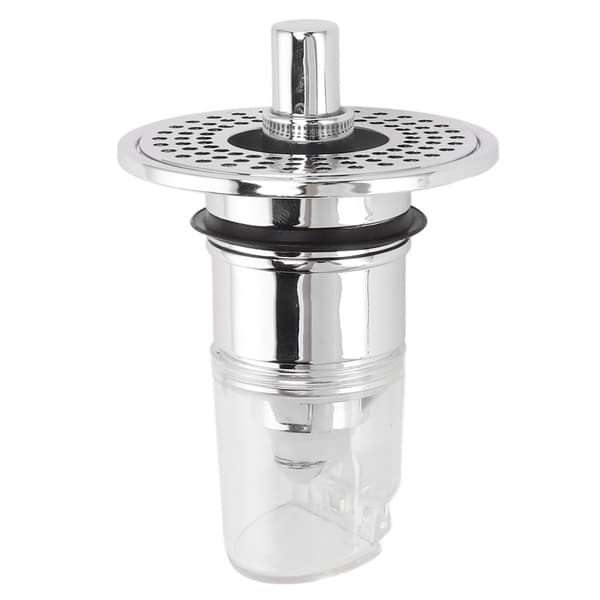 Bathroom Drain with Basket Powerful Drain Pop Up Sink Drain Strainer for Washbasin