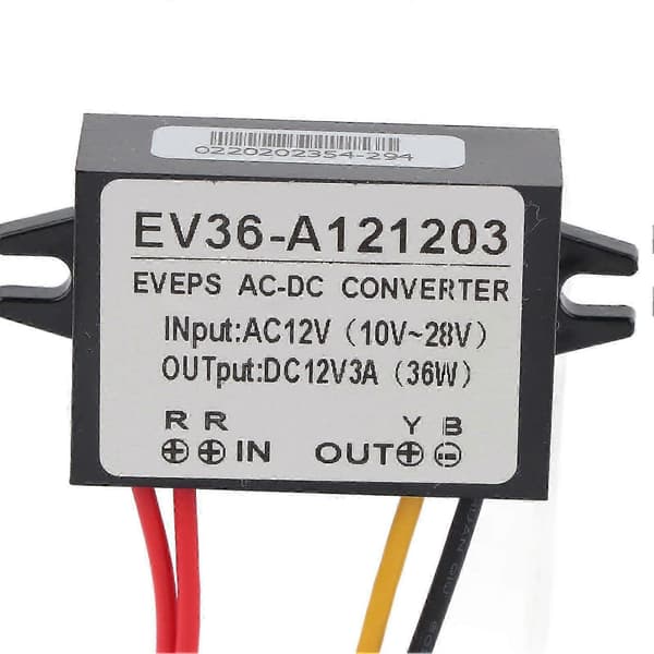 AC 10-28V til DC 12V Buck Converter AC DC Step Down Strømforsyningsmodul (3A) szrh21