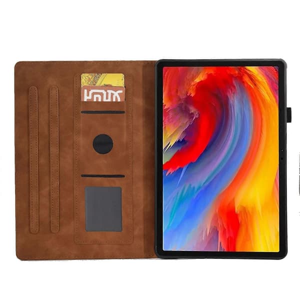 Tower Præget Læder Smart Tablet Etui Til Lenovo Tab M11 / Xiaoxin Pad 11 2024