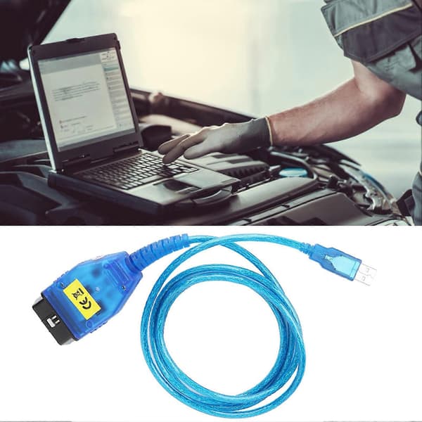 USB OBD-interface Diagnostisk Kabel Testlinje til DCAN K+CAN med Skifter
