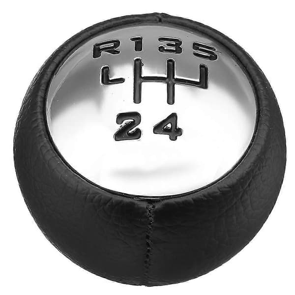 5-trins PU-læder gearknop håndbold til 307 3008 407 5008 807 til C3 C4 C4 C8