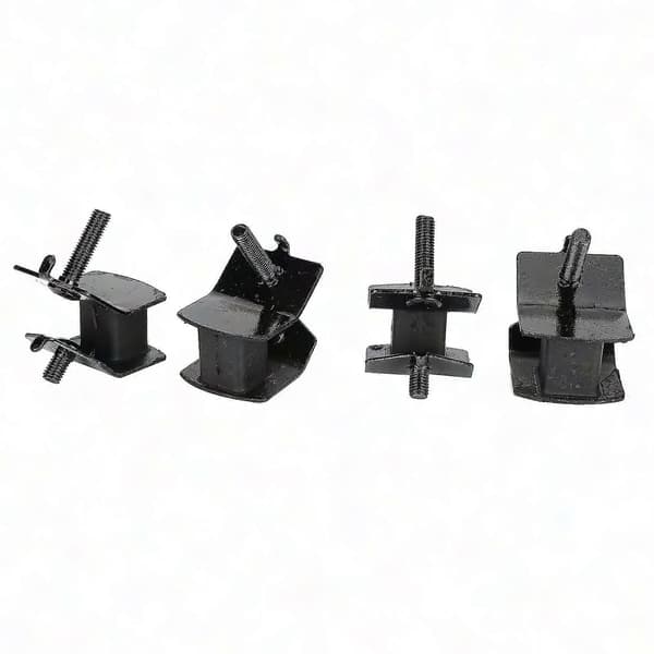 4-paknings vibrasjonsdempende puter kompatible med 2KW-3KW bensingeneratorer 168F/170F motorfotputer