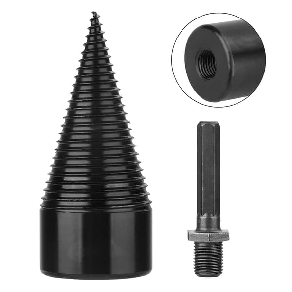 Industrial Speed Drill, Wood Splitter Screw, Splitting Cones, Driver -