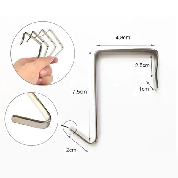 5-Pocket Over-the-Door Organizer with Hooks, Hanging Storage for Closet