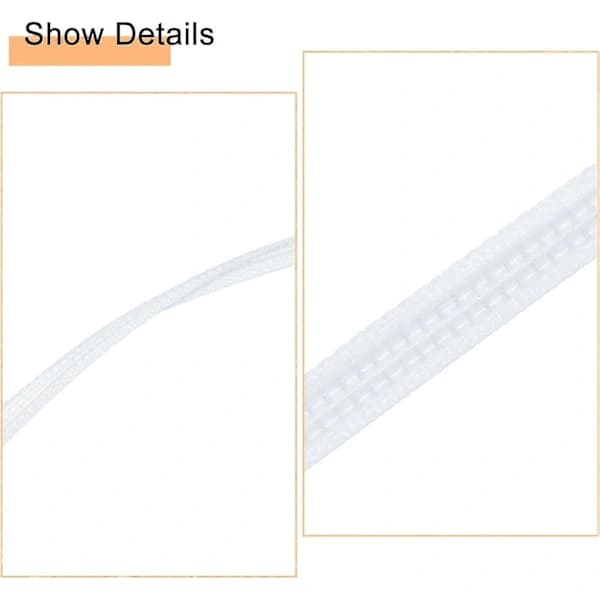 Boning för Sömnad, 1 st 50 Yards 3mm - Polyester Sy-Genom Högdensitets Korsett