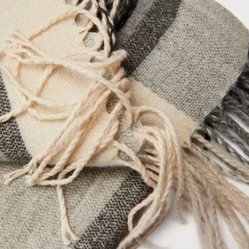 Skjerf med myk polyestertartan, vinterskjerf for menn og kvinner
