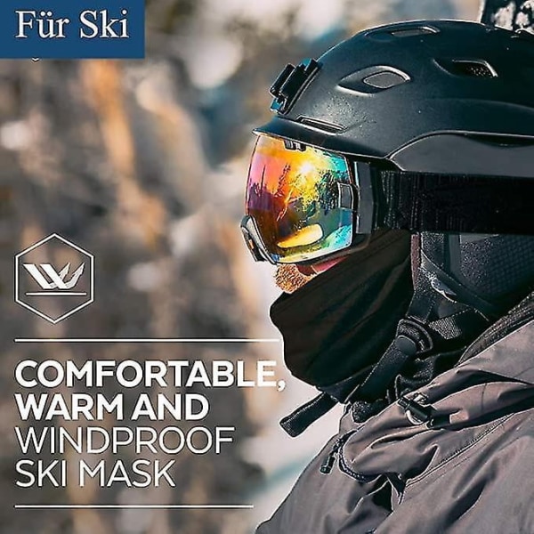 1 Baraklava Winter Ski Mask Motorcykel Vindtät Mask Hot Mask
