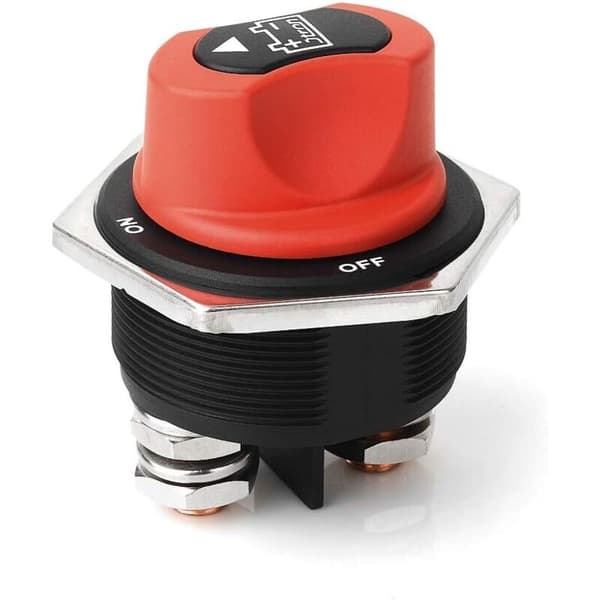 12V 300A Battery Isolator Switch with 32VDC Max for Motorcycle and Car Compatible with Most Brands