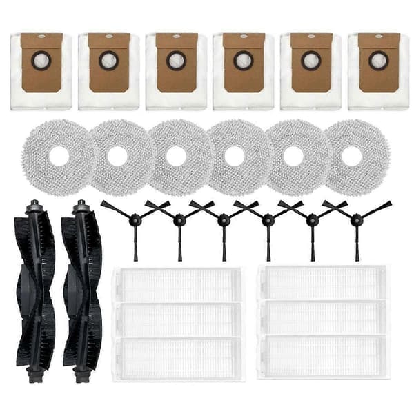 Til L108S Pro Ultra Reservedele Tilbehør Hovedsidebørste Hepa Filter Moppeklud Støvpose [DB] Som vist As Shown