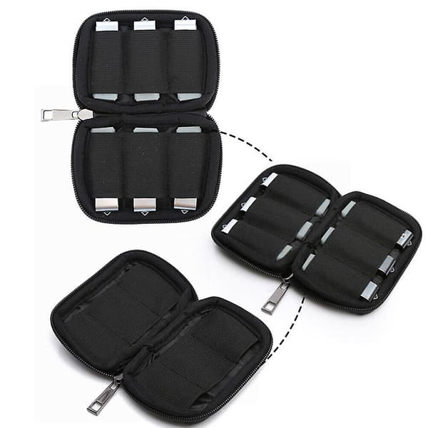 USB-minnekoffert, Organizer for minnekort, Elektronisk tilbehør Small Small