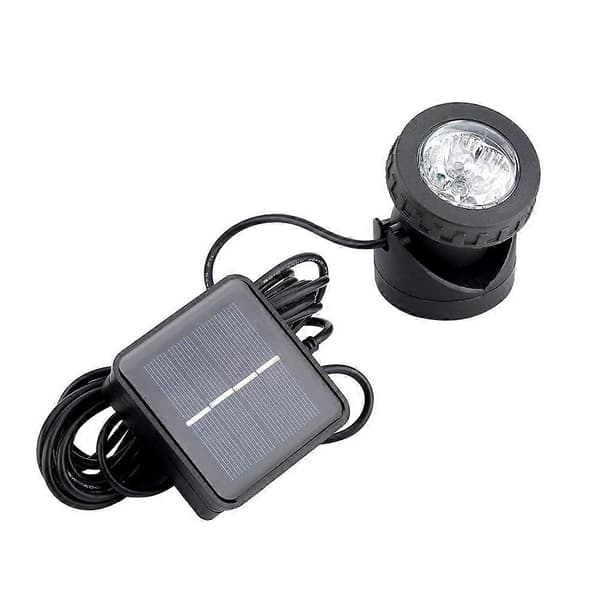 6 LED Solcelledrevne Undervandsspotlights til Udendørs Havnedamsbelysning