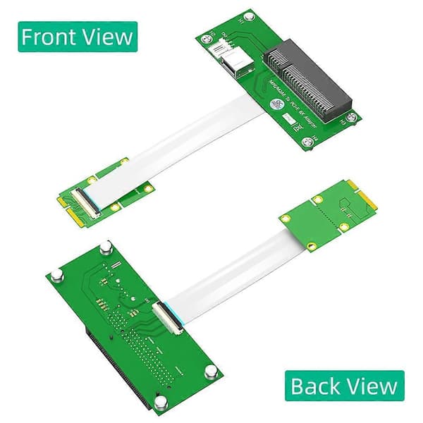 Mini PCI-E til PCI-E 8X Adapter Forlængerkabel med Højhastigheds FPC-kabel til PCIE Test Extender, B