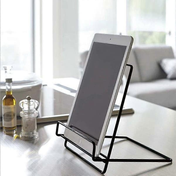 2025 New Multifunctional Foldable Metal Cookbook Holder, Tablet, iPad, Book, Catalog Holder for Kitchen Counter