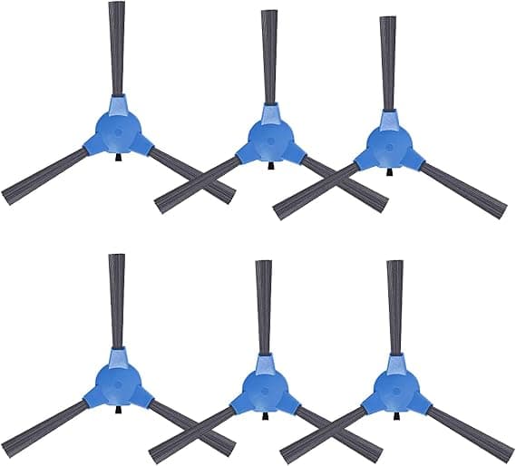 6-pakning sidebørste erstatning for Eufy RoboVac 11S, RoboVac 12,R