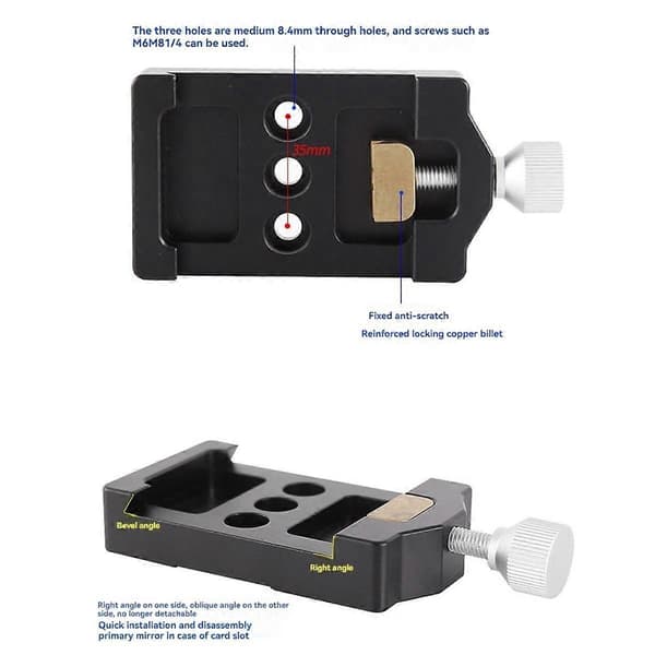 Dovetail Clamp Wide Orbit Dovetail Slot for Wide Orbit Astronomical Telescope Adapter Accessories