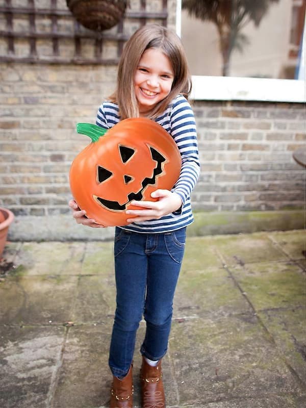 Portable Jack-o'-lantern with Monster Sound for Halloween Decoration