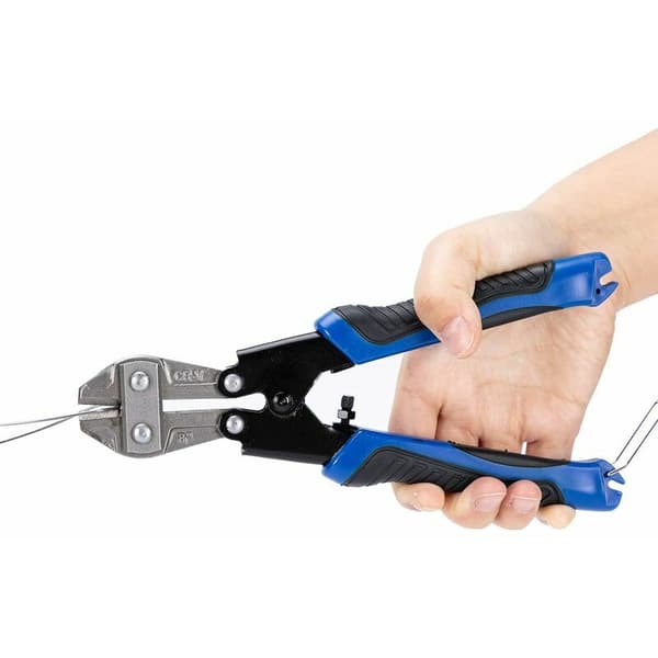 Mini Bolt Cutter 8 - 200mm, Two-Tone Handle Cable Cutter for Cutting Bolts, Chain Links, Threaded Rods, Wires, Strands