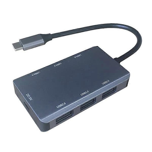 USB2.0/3.0 6-porters hub høyhastighets splitterkabel forlengelsesadapterkonverterer