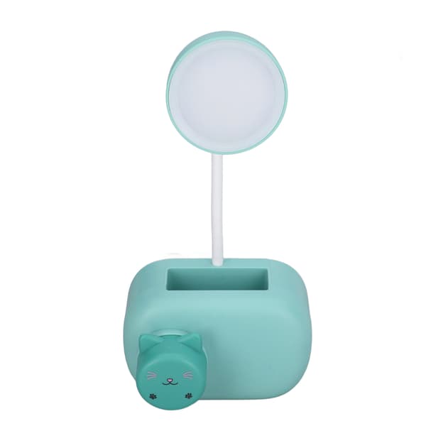 Table Lamp Flexible Hose Foldable Portable Stylish Lovely Lighting Tool for Dorms Office E39 Kitten Blue
