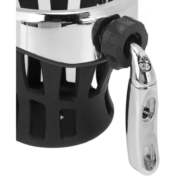 Aluminium and Rubber Drink Holder for Motorcycle Handlebars, Replacement for Gold Wing