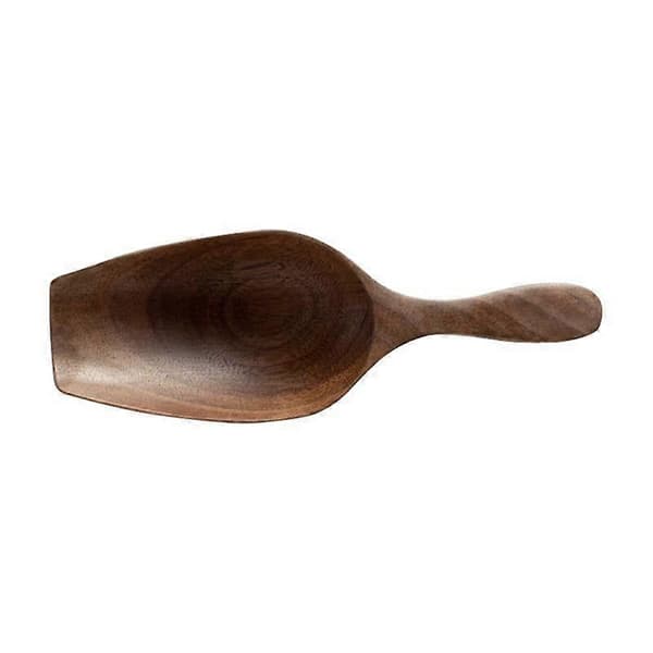 Solid Wood Coffee Spoon, Coffee Bean Spoon, Black Walnut, Whole Wood, Coffee Bean Scoop, Tea Spoon Wo