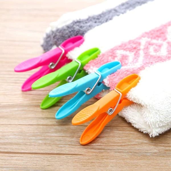 72 Pcs Clothes Pegs for Hangers, Windproof, Clothes Pegs Drying Rack Strong Laundry Clips for Indoor Outdoor