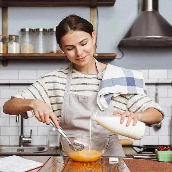 Stainless steel egg whisk, silicone mini whisk mixer, handheld sauce whisk