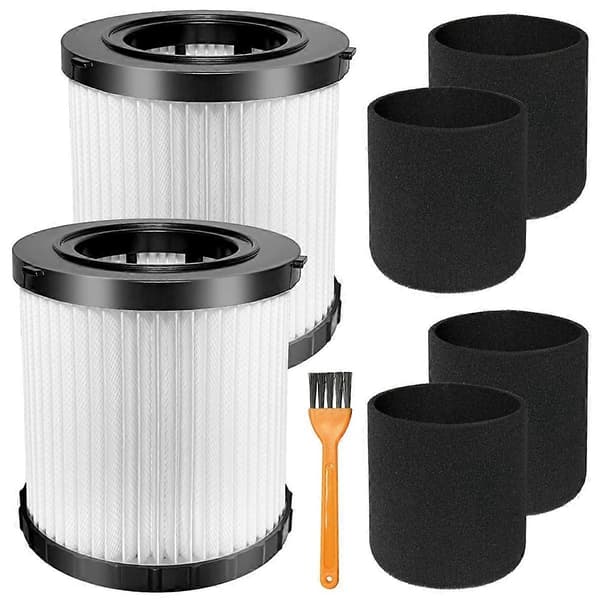 2-pak DCV5801H HEPA-filter Kompatibel med DCV580H, DCV581H 20V MAX Våd/Tør Støvsuger