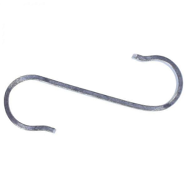 2x Stainless Steel S-shaped Hooks Powerful Kitchen Hanger Lock Rack Clothes Holder, 19x19mm