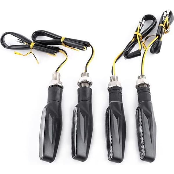 4 x universelle motorsykkelblinklys
