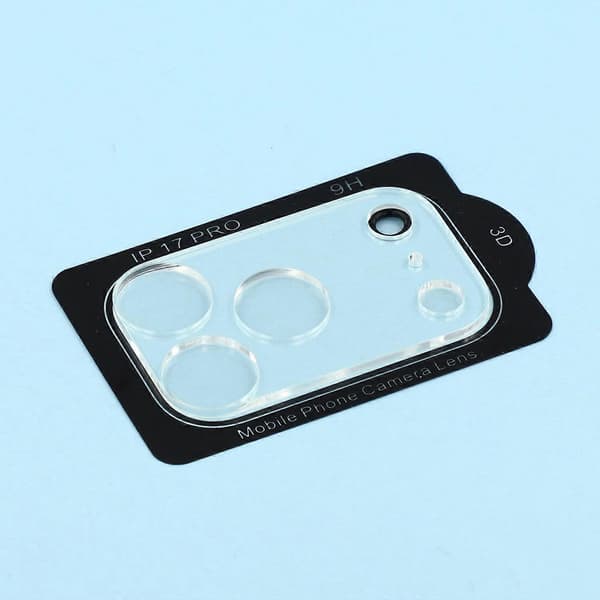 2 stk Kamerabeskyttelse for iPhone 17 Pro, 3D-bue, ripebestandig herdet glass