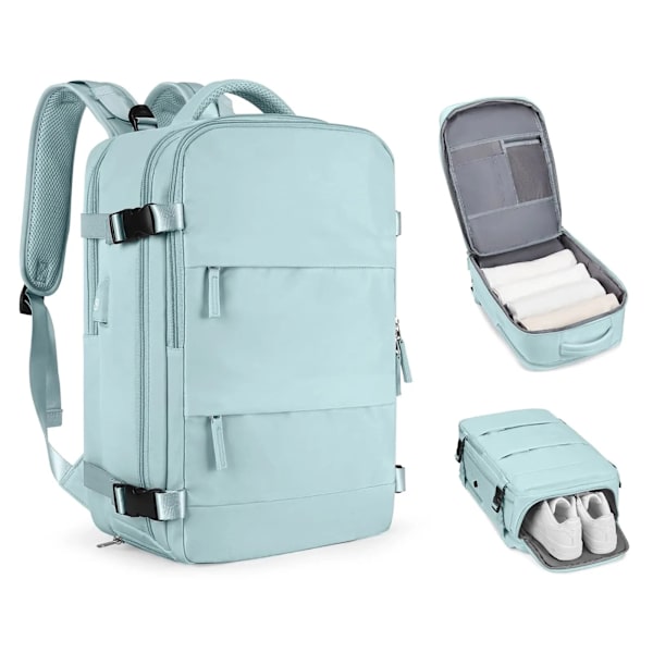Cabin Backpack 40x20x25cm, Flight Approved Cabin Bag for Ryanair & EasyJet[JUN]