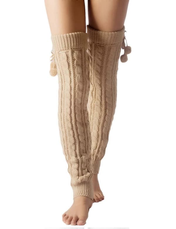 Dame lange strikkede benvarmere Mote Komfortabel Elastisitet Stilig Koselig Trendy Design