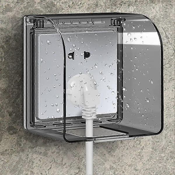 Socket Protector Child Safety 86 Universal Waterproof Socket Box 12.210.87.3 Cm Waterproof Outdoor Socket
