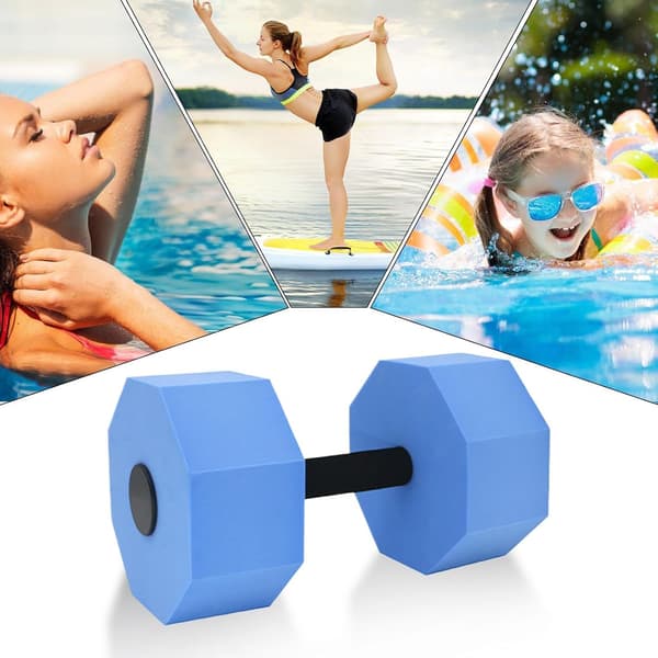 Vattenvikter för pool, träningsmaterial, flytande, bärbar blå - blau