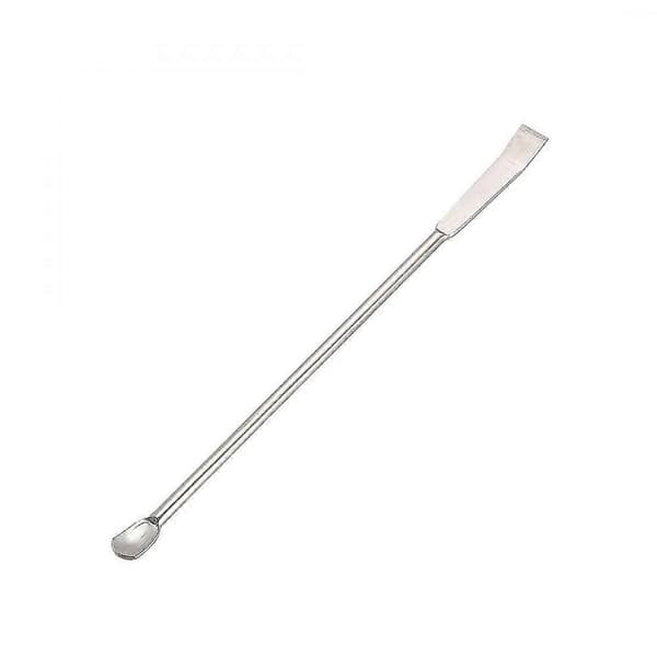 Lab Mini Scoop 6 PCS Stainless Steel Sampling Reagent Spoon Laboratory Double Head Spatula 125mm