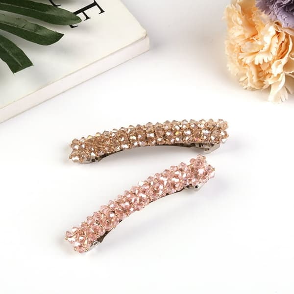 6 Rhinestone Hårklemmer, Dekorative Hårklemmer-FX-