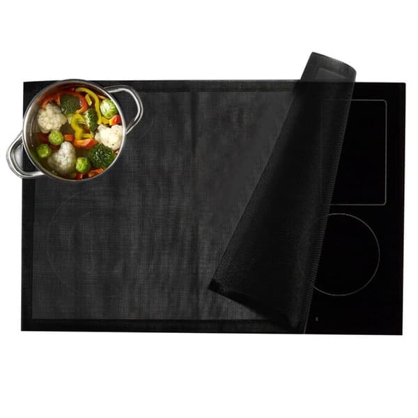 Skyddsmatta för induktionshäll 52 x 78 cm, Magnetisk silikonmatta för induktionshäll, Lockskydd för induktionshäll