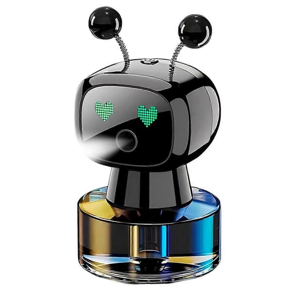 Smart Mode Sød Robot Bil Luftrenser Bil Ornament Hjemmekontor Aromaterapimaskine